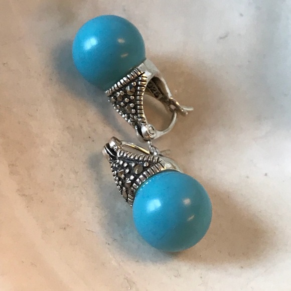 Nela’s Jewelry - 925 Sterling Silver & Turquoise Set